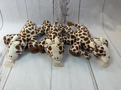 Lot 3  Philips Avent Giraffe Snuggle Plush Baby Pacifier Holders Soothers