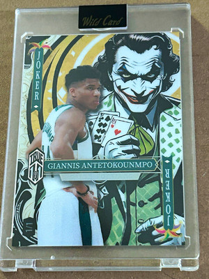 2025 Wild Card Joker's Wild Giannis Antetokounmpo True 1/1