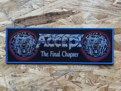 Accept Patch Aufnäher The Final Chapter Metal Heart