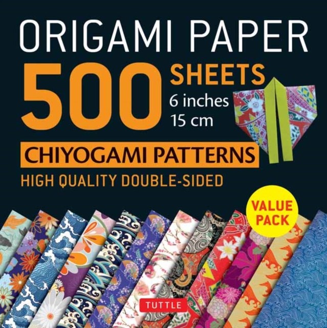 Origami Paper 500 sheets Chiyogami Designs 6 inch 15cm by Tuttle Publishing