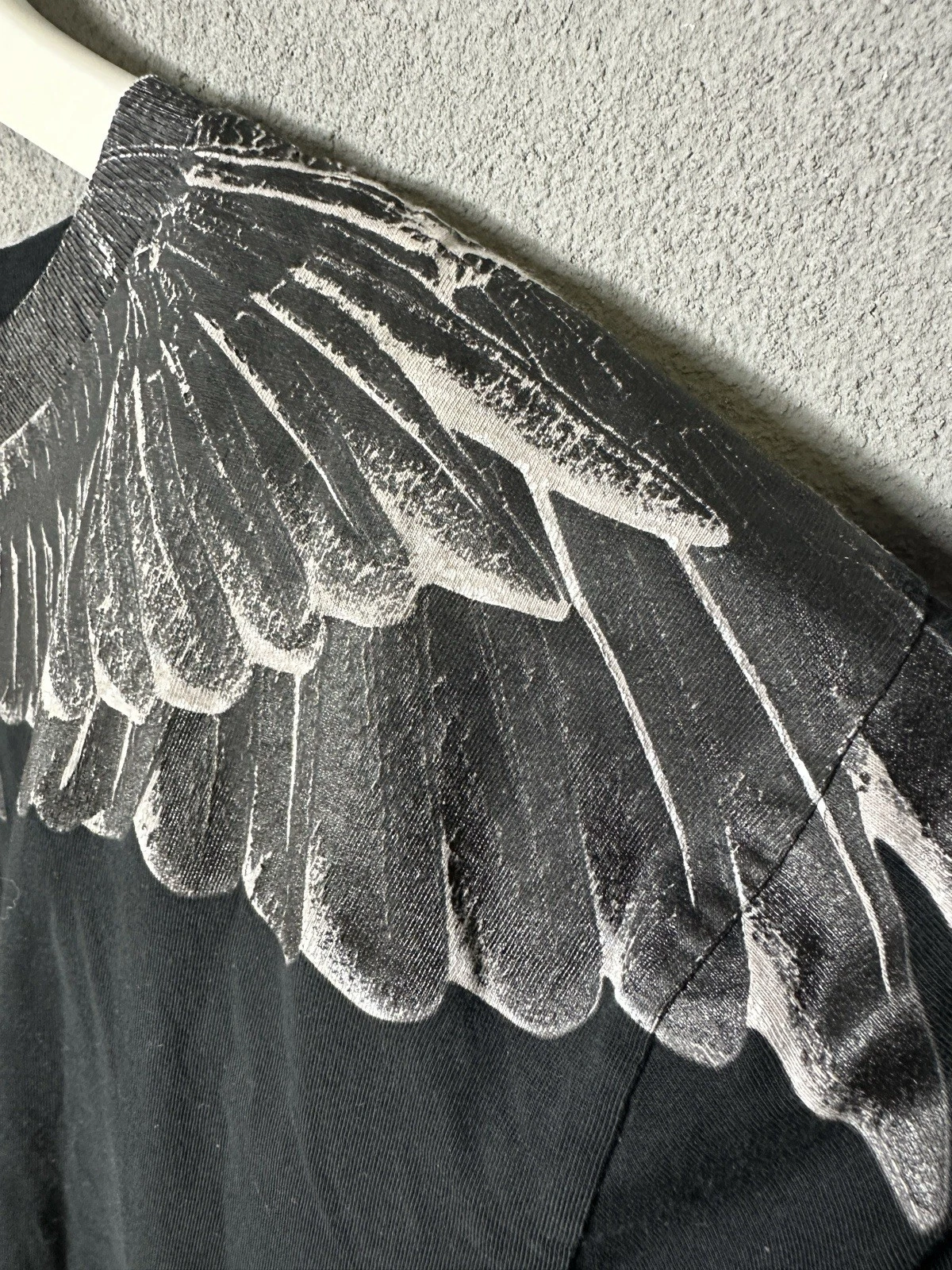 T shirt Marcelo Burlon Contea di Milano ali nere taglia large