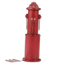 Dog Fire Hydrant Pee Post, 22.4" H Fake Fire Hydrant for Dogs to Pee on, Red