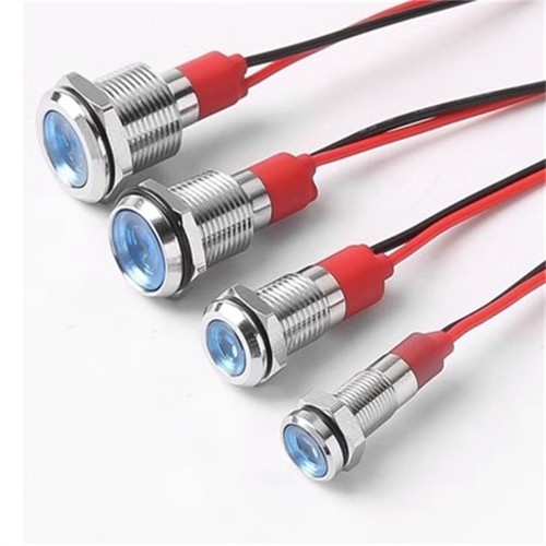 5X12V 6/8/10/12mm Light Car Boat Dash LED Indicator Dashboard Warning Pilot Lamp - Picture 19 of 20
