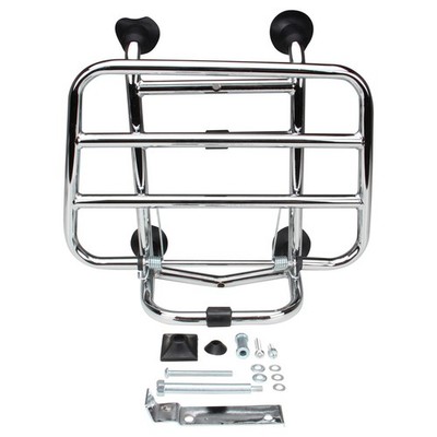 Chrome Front Folding Luggage Rack for Vespa Primavera Sprint 50 125 150