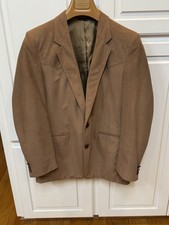 Vintage John Weitz Palm Beach Suede Blazer Jacket USA Made 38/40R Western Style