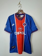PARIS SAINT GERMAIN 1995 1996 HOME SHIRT JERSEY NIKE sz L