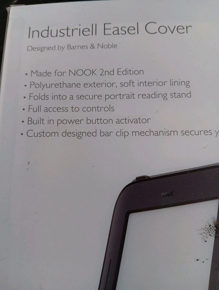 BARNES & NOBLE NOOK 2ND EDITION INDUSTRIELL COVER CARBON INDUSTRIAL COVER NEW!!! - Image 4 of 4