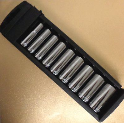 #ad #ad New Craftsman 3 8quot; Deep 12pt SAE Socket Set 3 8quot; 7 8quot; with Case Chrome 9pc $31.97