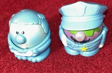 2 Nerfuls Lot Officer Bob  Fetch the Dog 1985 Parker Brothers vintage complete