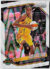 2025 Panini WNBA Prizm Lisa Leslie #106 White Seismic Los Angeles Sparks-