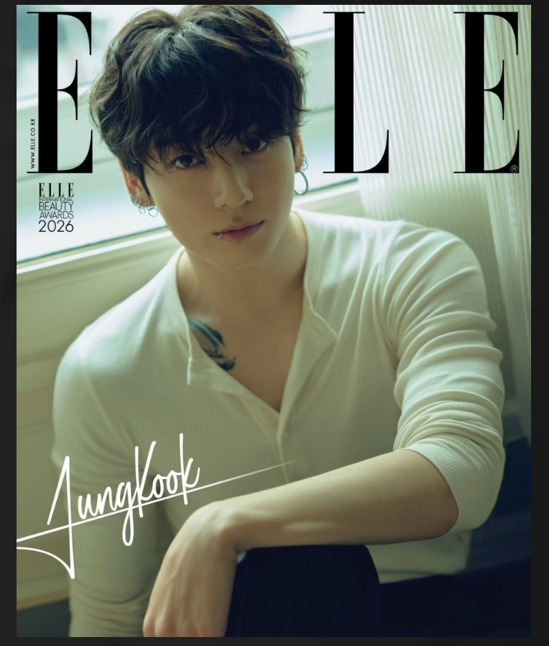 BTS JUNGKOOK ELLE Korea 2026 01 JANUARY Magazine Edition 9 VER. | eBay