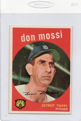 Don Mossi 1959 Topps # 302 Detroit Tigers *EX+-MT*