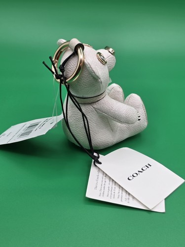 Coach Borsa Orso da Collezione Charm Firmato Tela CZ195 10cm × 9cm - Foto 4 di 8