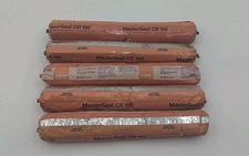 5 MasterSeal CR 195 BASF Sealant 20oz (590mL) Sausage Caulking Gun Al Gray