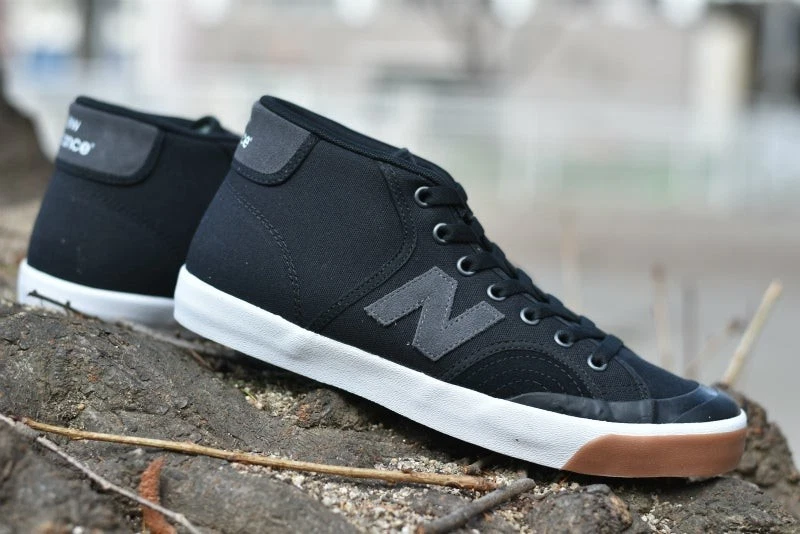 Scarpe New Balance Numeric Uomo 213 Pro Court Mid Nero Bianco Taglia 9