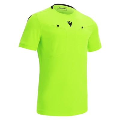 ANGEBOT - TRIKOT FUSSBALL SCHIEDSRICHTER FRISK - MACRON - Größ L