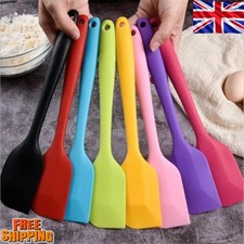 Silicone Spatula Cooking Baking Scraper Cake Cream Butter Mixing Batter Tools UK