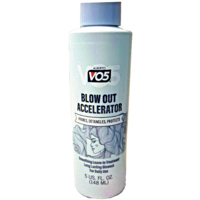 5 Alberto VO5 Blow Out ACCELERATOR 5 OZ  Spray Primes Protect Leave In Treatment
