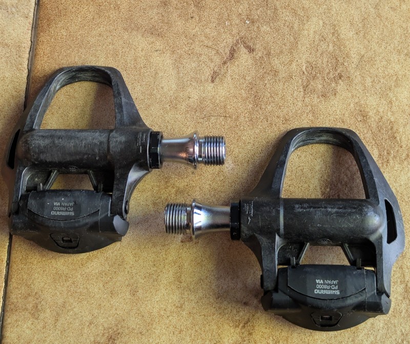 Shimano PD-R8000 Ultegra SPD-SL Carbon Road Pedals +4MM Axel
