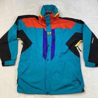 Vintage Helly Hansen Jacket Equipe Tech Snowboarding Ski Hiking Men s Large 90s