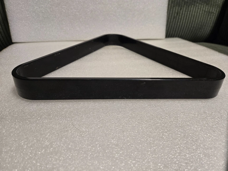 Vintage Brunswick Corporation Black Plastic Pool Billiard Triangle Ball Rack - Image 4 of 4