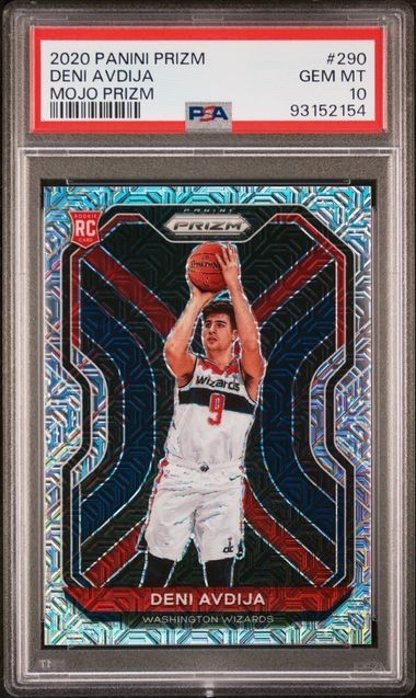 2020 Prizm Blazers DENI AVDIJA Mojo RC/Rookie /25 #290 PSA 10 - POP 7