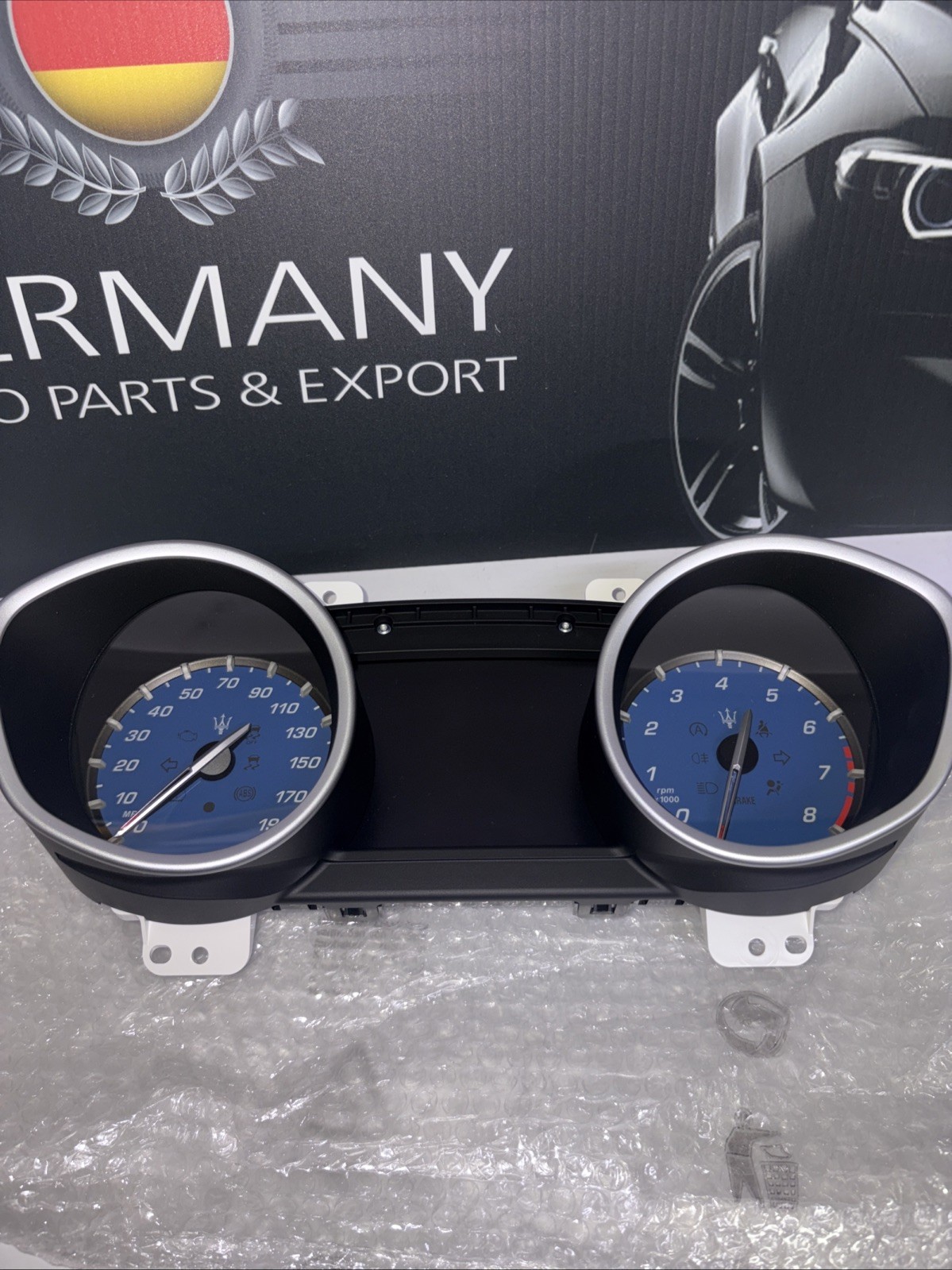 14-17 MASERATI GHIBLI SPEEDOMETER INSTRUMENT GAUGE CLUSTER MILES 670100152 #3314