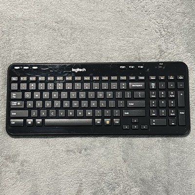 Logitech K360 Wireless Keyboard Black w/ USB Receiver Y-R0017 Working