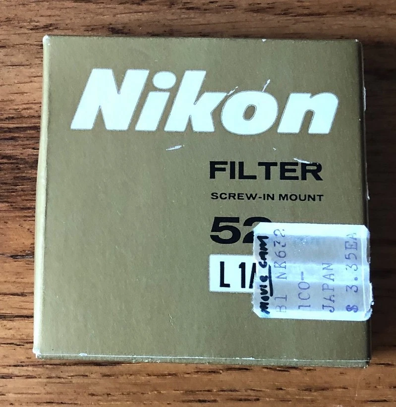 Nikon Filter Screw-In Mount 52mm Blue B12 With Original Case From Japan - Image 2 of 2