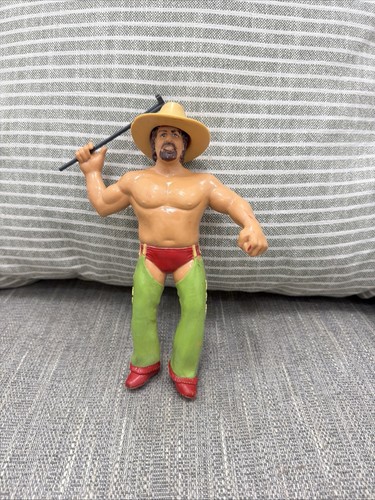 Terry Funk WWF LJN With Original Hat & Branding Ir...