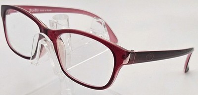 Bonita M-906 Eyeglasses Frame Red Burgundy 51-19 137 Made In Korea Optical E7