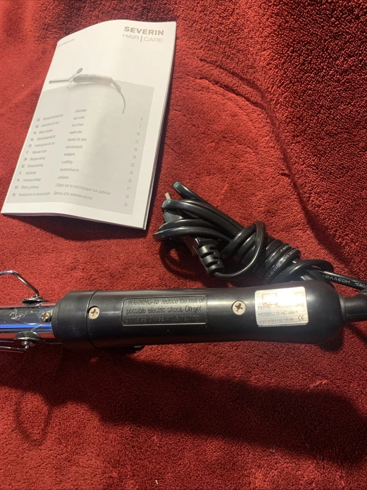 Severin Frisierstab/Lockenstab/Hair Curler, Schwarz - Bild 4 von 4