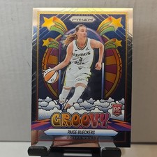 Panini 2025 Prizm WNBA Groovy Paige Bueckers Rookie Dallas Wings #12
