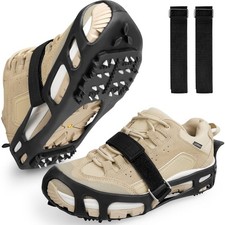 Ice Cleats Snow Traction Cleats Crampons for Walking on Snow and Ice Non-Slip...
