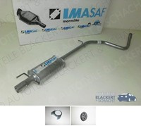 Imasaf Auspuff Mitteltopf für Fiat Bravo Ii+Stilo+Multi Wagon 1.4+1.6 2004-