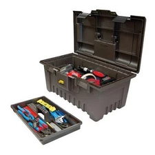 Plano Molding 781002 Oversized 22" Power Toolbox w/ Tray, Graphite Gray