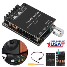 ZK-1002 TPA3116 2 Channel 2 100W Digital Audio Amplifiers Module Bluetooth 5.0