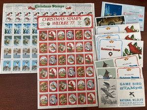 National Wildlife Federation (Lot of 10) 1958-1977 Stamps In Booklets & Sheets