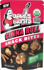 Dave's Killer Bread Cinna Roll Organic Snack Bites 7.2Oz Non Gmo Snack Food