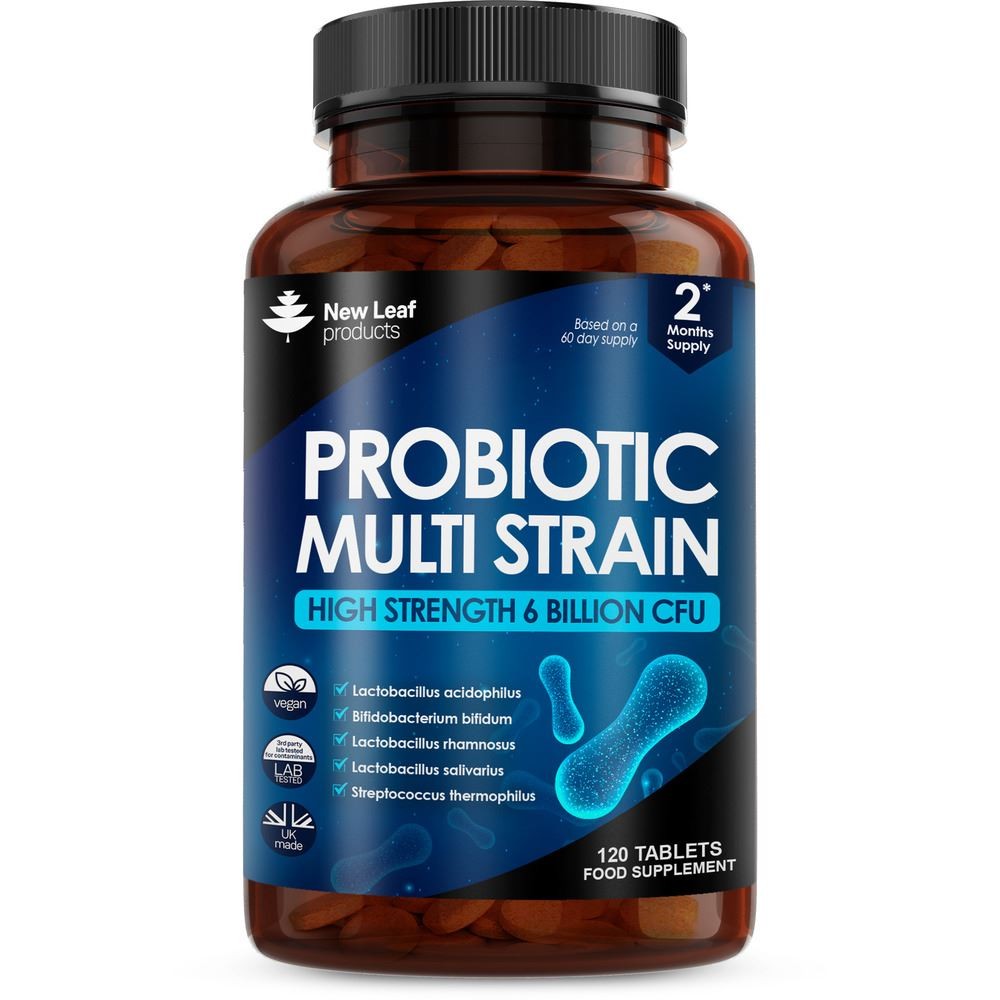 New Leaf Product Probiotic Multi-Strain High-Strength Tablets - 6 Billion Cfu Per Serving, 5 Bacterial Strains, 120 Tablets (2-Month Supply) - Digestive & Gut Health - Image 6