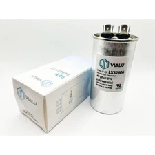 VIALU - 40 uf/MFD 370 VAC volts Round Run Capacitor 50/60 Hz