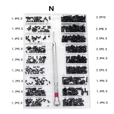 500pcs 18 Types Mini Screwdriver Set Assemble Repair Screw Fastener Kit 1.6mm 
