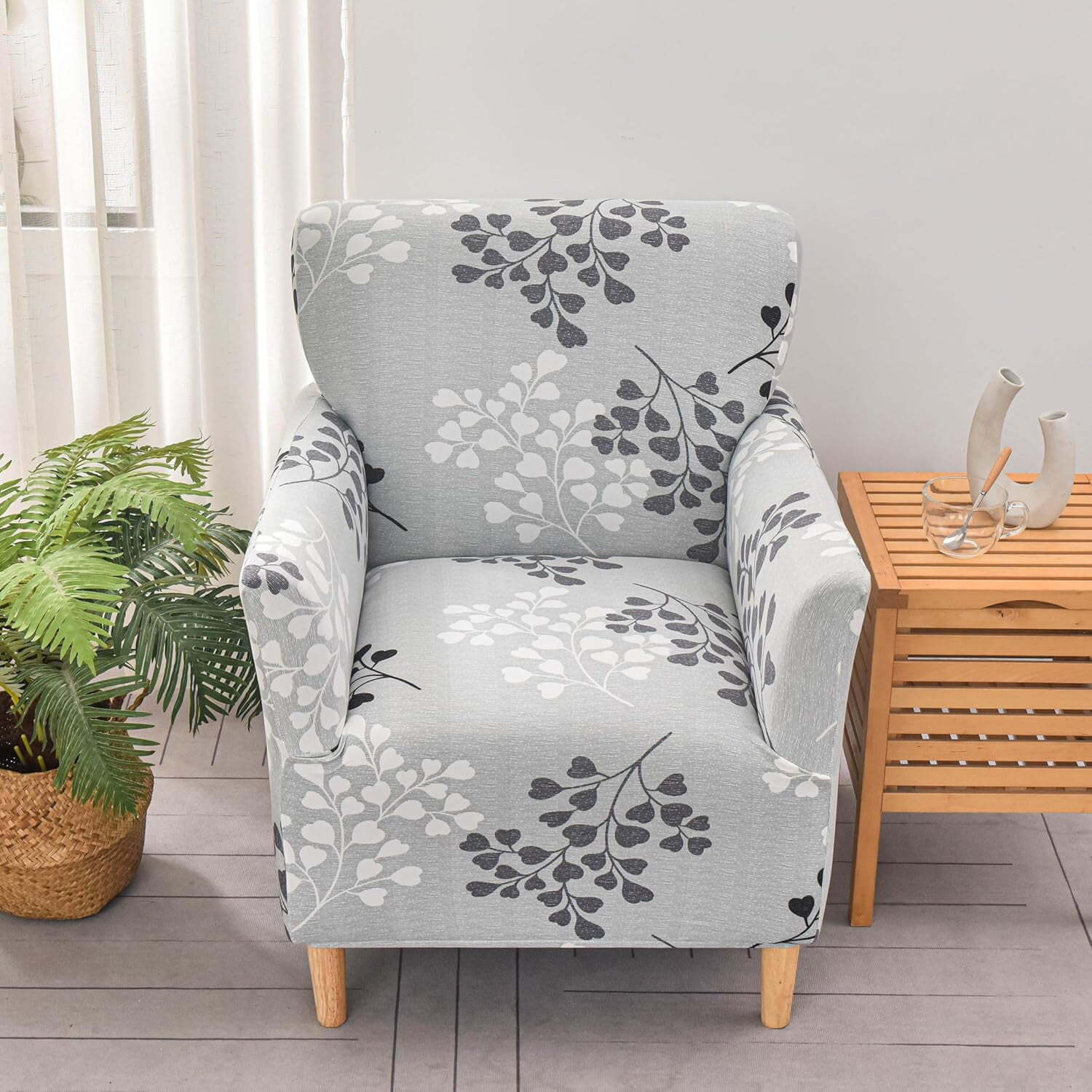 Armchair Slipcover Jacquard Chair Covers Soft Chair Slipcovers for Living Room ﻿