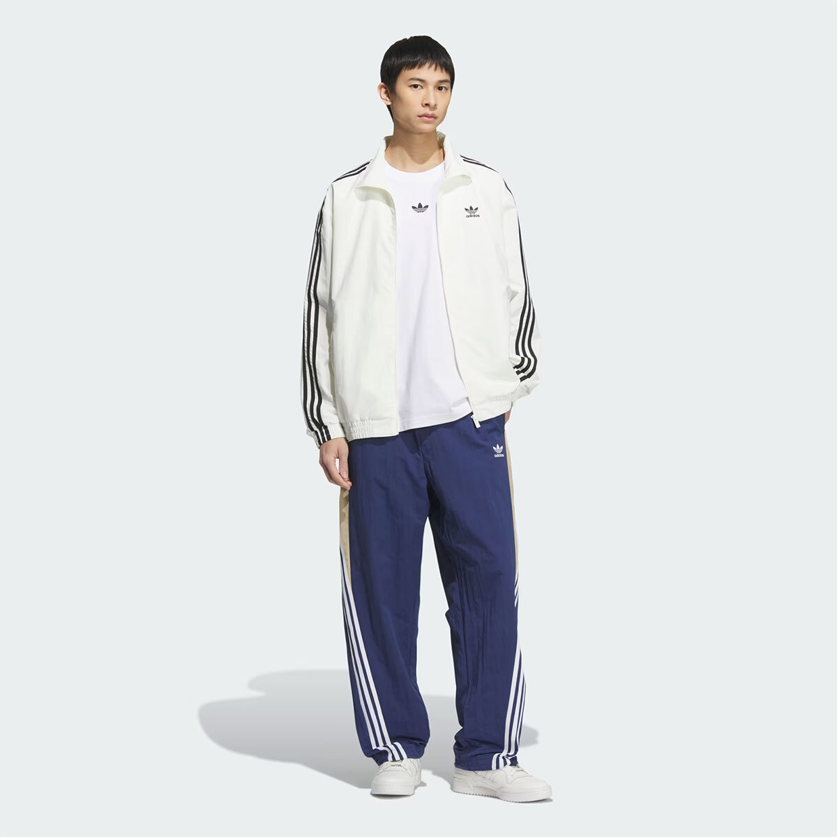 Adidas Original Mens FIREBIRD TRACKTOP JACKET KC1455 OFF WHITE