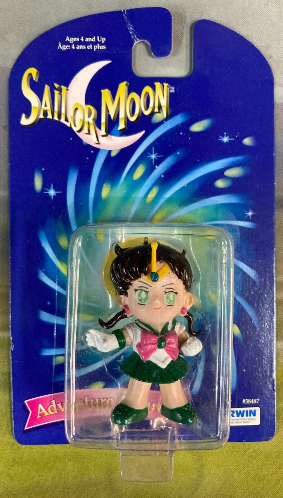 Figura Tomoe IRWIN 1996 Sailor Moon Adventure Dolls 2" Sailor Jupiter
