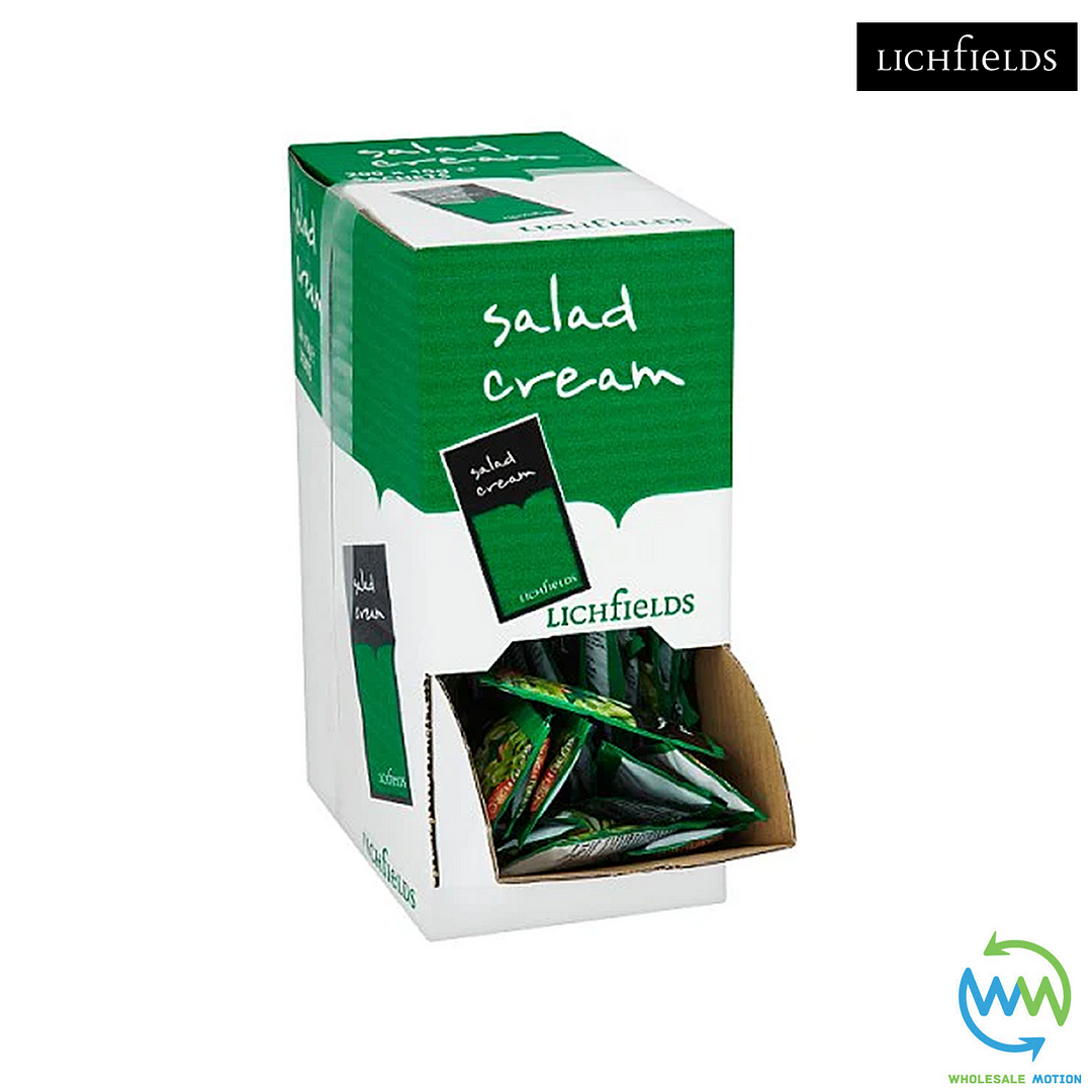 LICHFIELDS SALAD CREAM Sachets 10g 10ml SAUCE Individual Single Portion