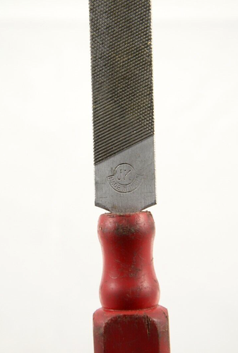 JK Sunflower 8" Inch Bastard Double Cut File w/ Plastic Handle- India - Picture 8 of 9
