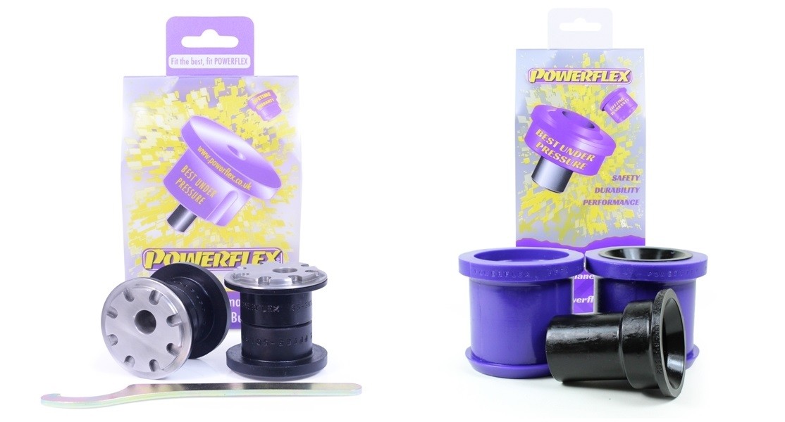 Powerflex PU Sturzkorrektur Querlenkerlager Set A3 TT Golf Leon Passat Scirocco