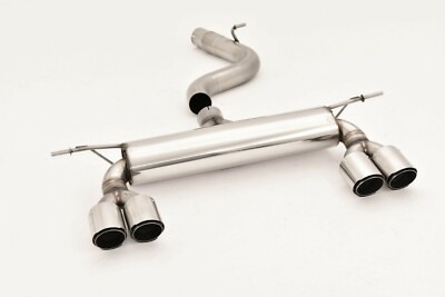 FMS 76mm Edelstahl Duplex Sportauspuff Endschalldämpfer VW T-ROC 4motion 2.0 TSI
