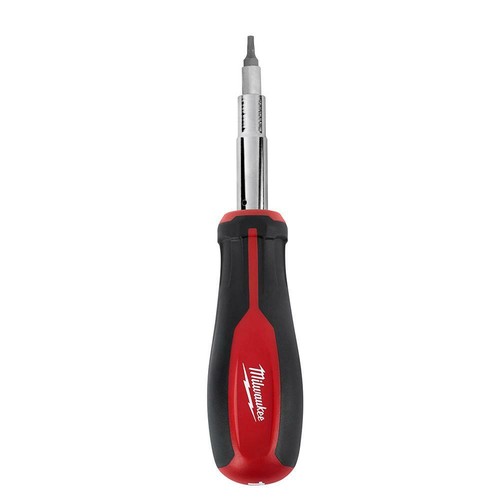 Milwaukee 11-in-1 MULTI-BIT DRIVER with TORX Phillips Slotted Square Screwdriver - Picture 2 of 9
